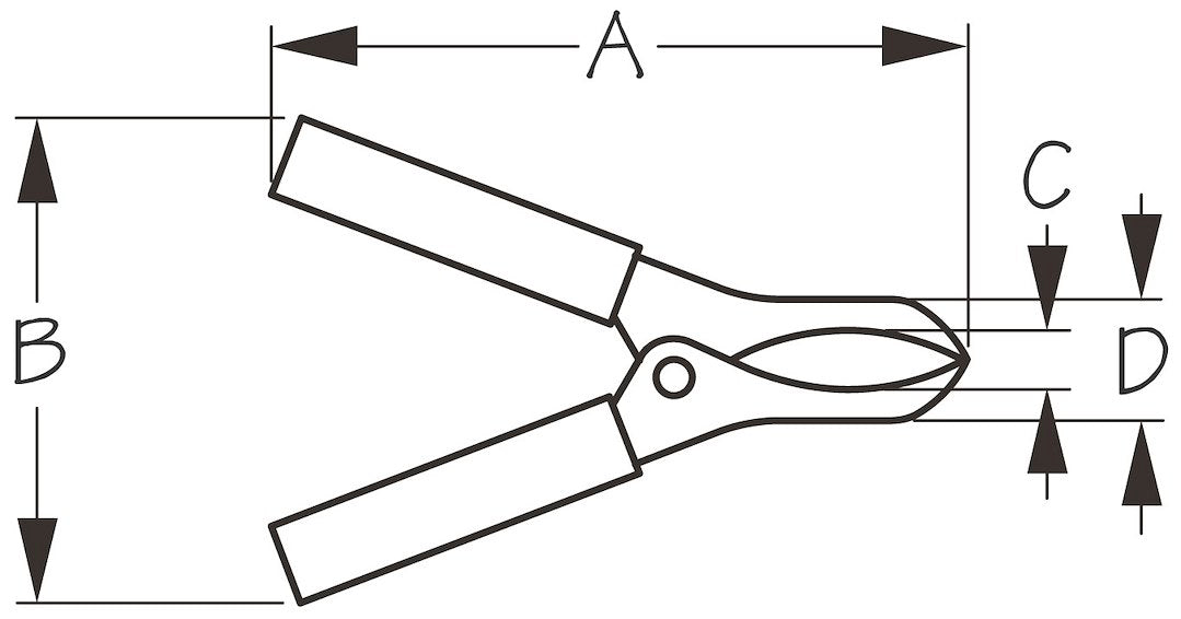Sea Dog 426460-1 Nickel-Plated Battery Clips