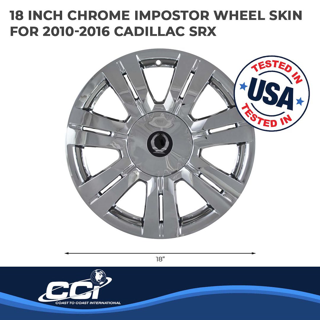 Coast To Coast IMP357X Chrome SRX Impostor Wheel Skins - image 3