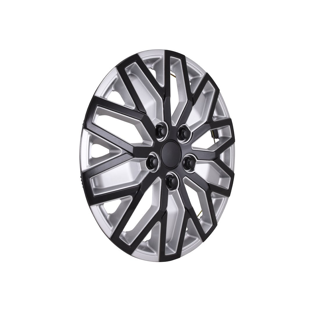 Coast To Coast 105115SB 15-Inch Black/Silver Wheel Covers - image 2