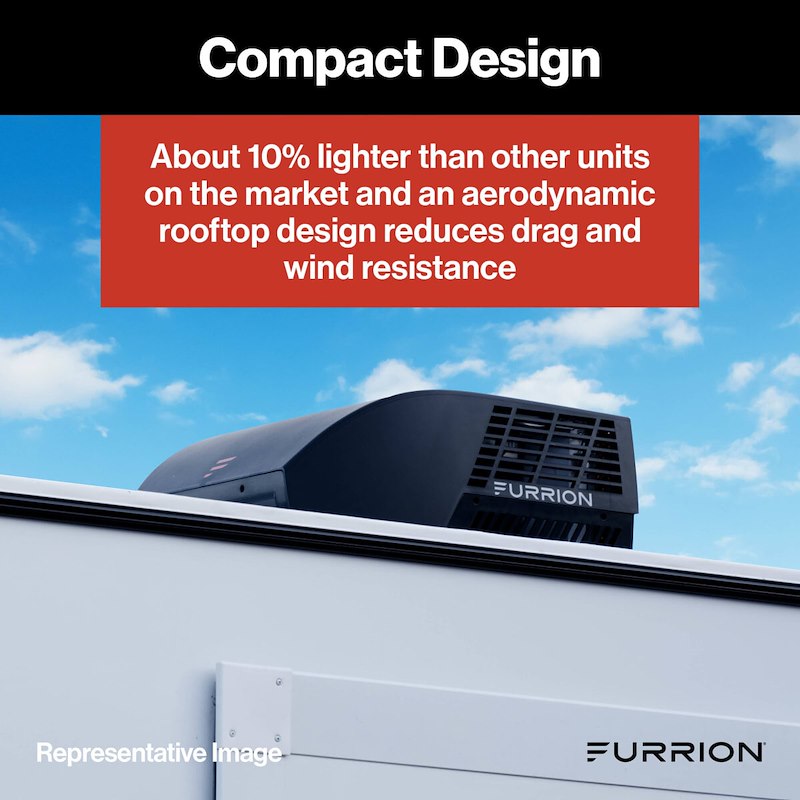 Furrion Chill Cube Rooftop RV A/C 18000 BTU Black FACR18VS-SA-BL-AM