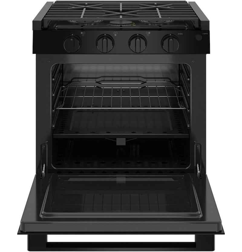GE Profile PLD621DWBB RV Drop-In Range 21" 3 Burner Propane Stove with Oven – Black