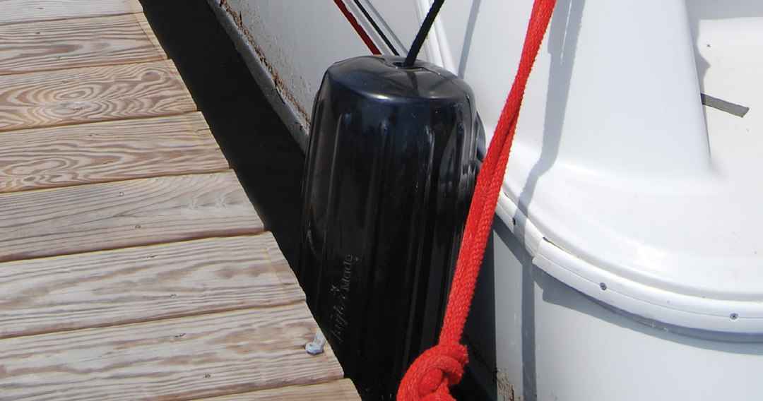 Taylor Made 71025 6 x 15 in Boat Fender - Black