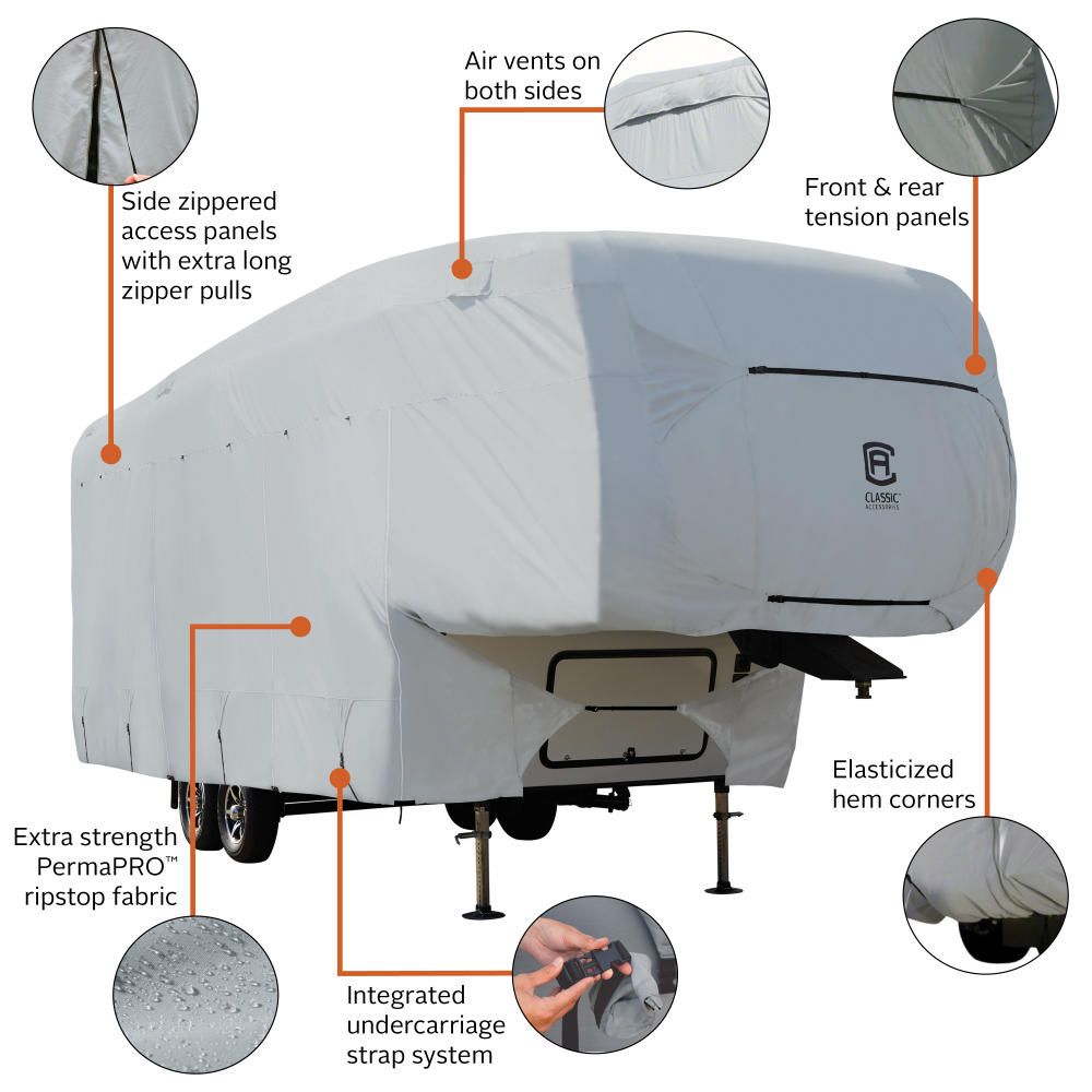 Classic Accessories 80-319-181001-Rt Travel Trailer Cover - image 9