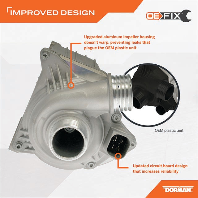 Dorman 599-962 Electric Aluminum Water Pump - image 7