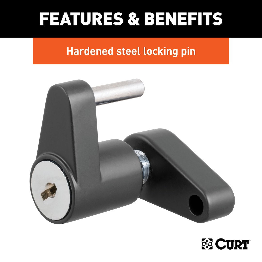 CURT Trailer Coupler Lock (23521) – Pin Size (In): 3/4 Inch