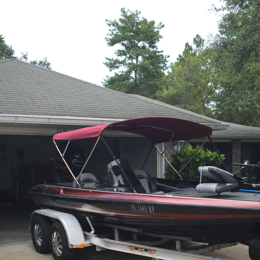 Carver SQ4893UB08 Bimini Top - 96 in To 102 in W x 48 in H