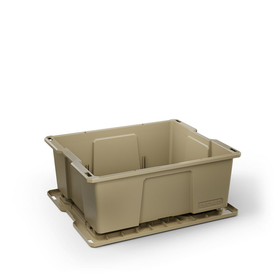 Decked A0041-DBIN-TAN D-co Bin 32 Tan Organizer, Single