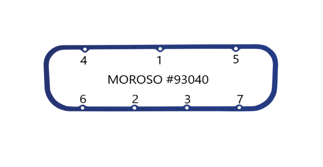 Moroso Performance 93040 Big-Block Chevy Valve Cover Gasket