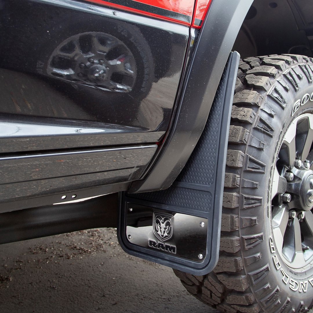 Plasticolor 001835R01 Ram Front Mud Flaps, Set of 2
