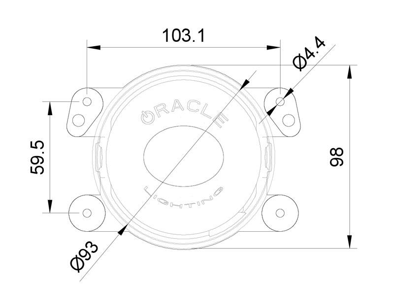 Oracle Lighting 5846-001 20-Watt LED Driving/Fog Light