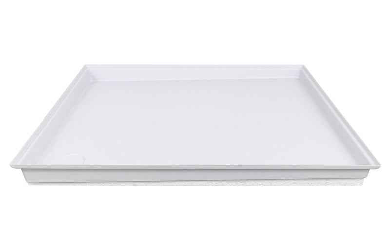 Icon 15037 35" x 26-5/8" RV Shower Pan – Polar White ABS Shower Base