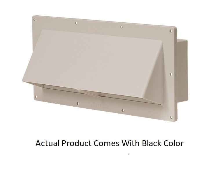 Ventline BV2250-05R Locking Range Hood Exhaust Outlet - Black