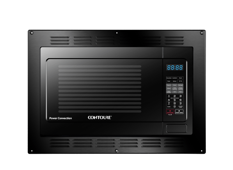 MAS 1.1 cu. ft. Convection Microwave Oven with Smart Air Fryer – 1000W, Black