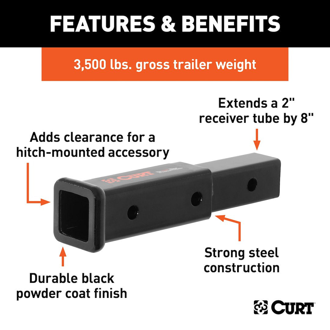 Curt 45781 Trailer Hitch Receiver Tube - image 3