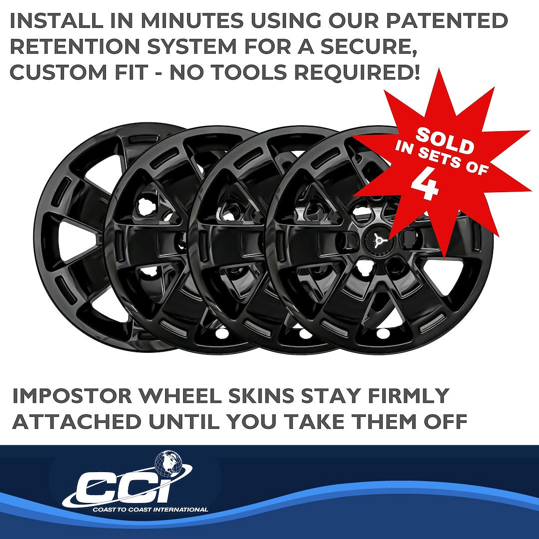Coast To Coast IMP444BLK Black Colorado Impostor Wheel Skins - image 5