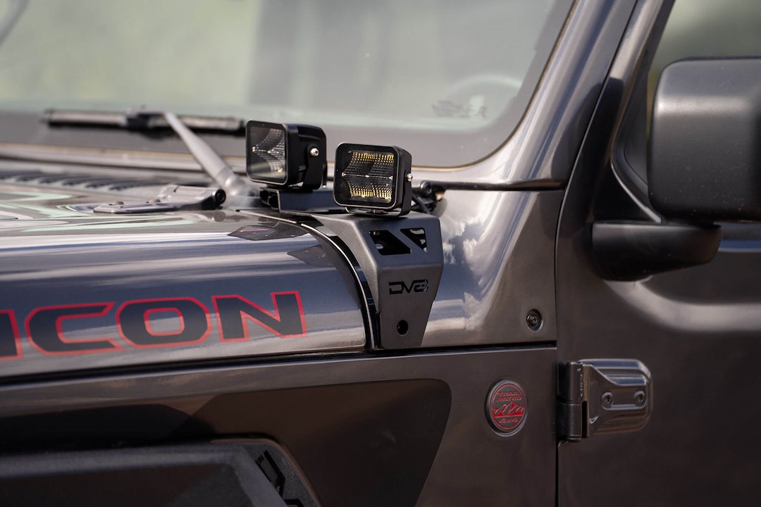 DV8 Offroad LBJL-04 Jeep JL/JT Light Mounting Bracket