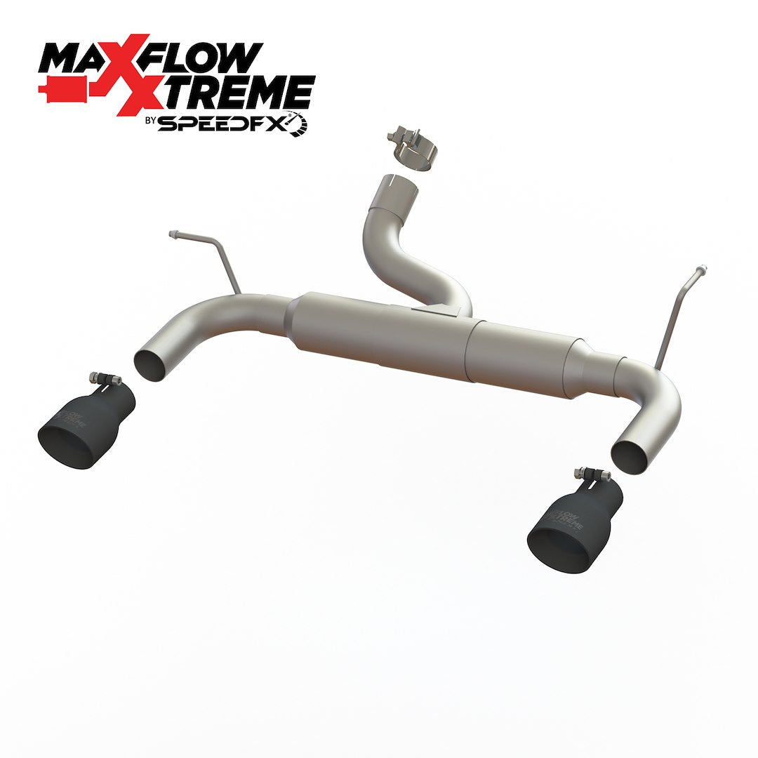 SpeedFX 50600 MaxFlow Xtreme Jeep JK Axle-Back Exhaust