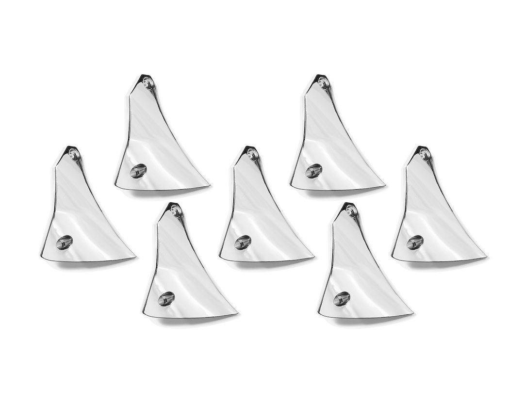 Grid Wheels 1189CHINR Chrome Right Spoke Insert, 18x9.0