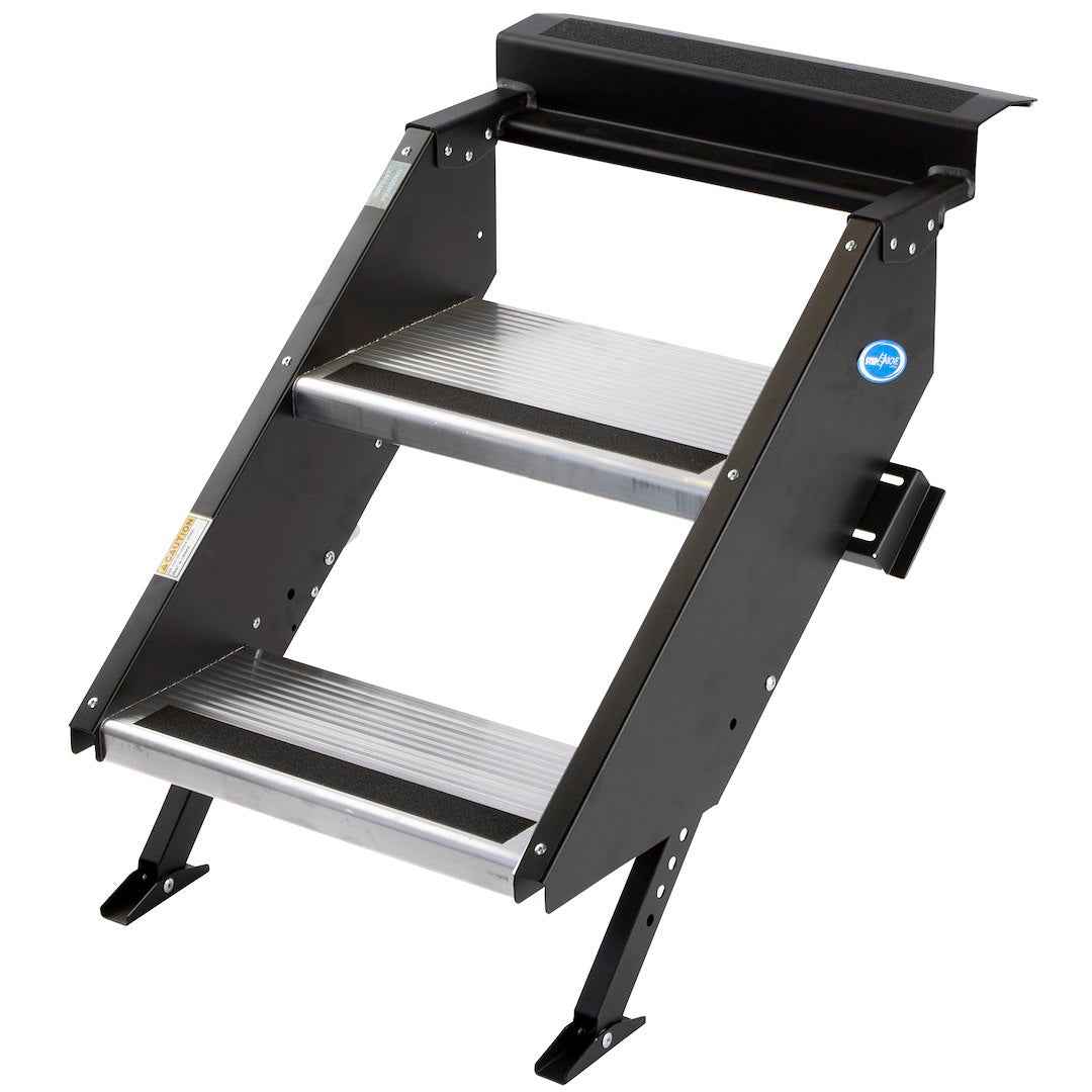 MORryde STP-201 Two-Step Aluminum RV Entry - 24 in, 500 lb