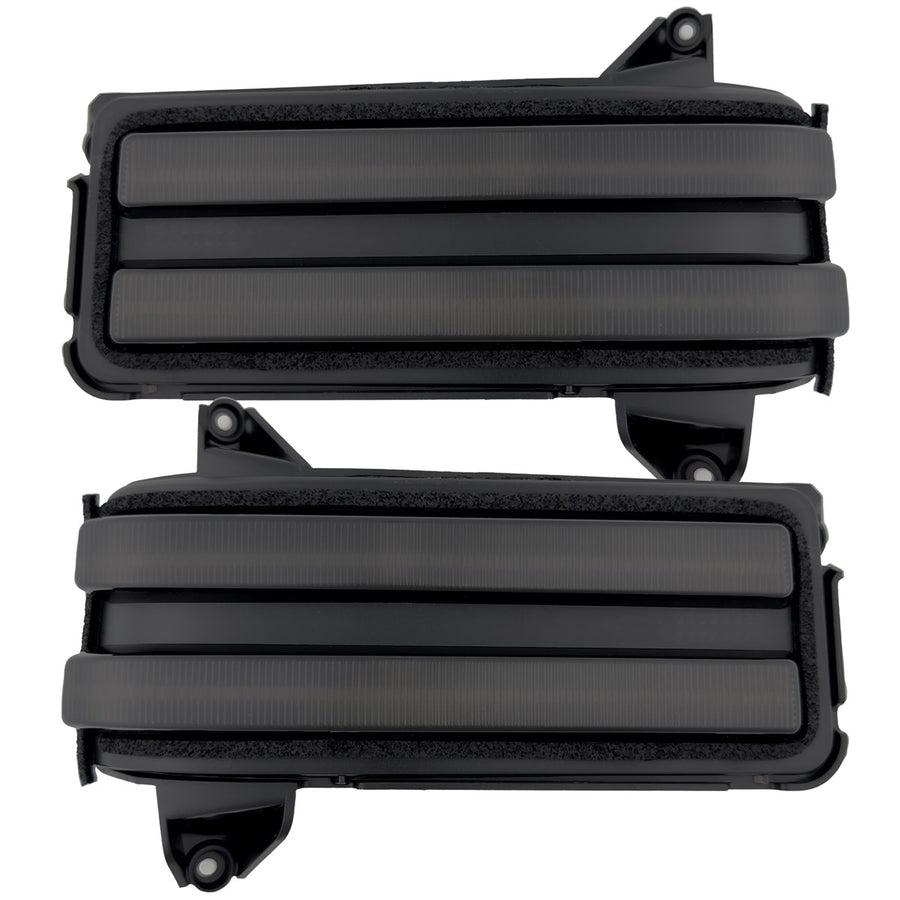 Recon 264253bk Smoked Mirror Turn Light for Silverado/Sierra