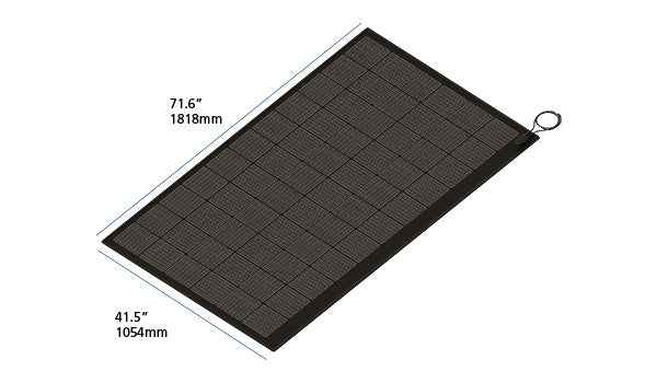 Solar Max 330W Flexible Solar Panel – Mono-Crystalline PERC, 784-0330