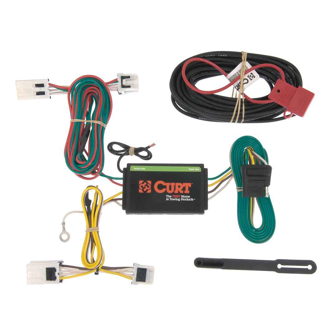 CURT 56148 Custom 4-Way Flat Wiring - Nissan NV1500/Nissan NV2500