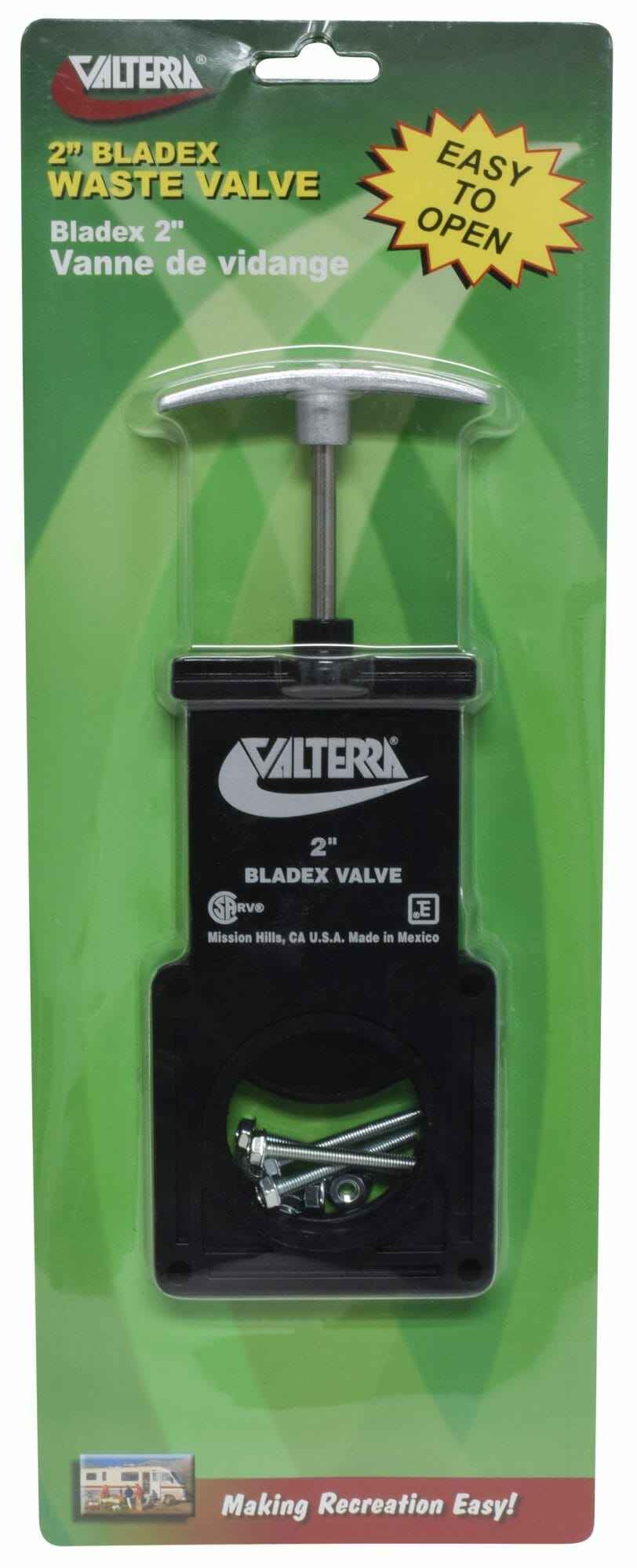 Valterra T1002VPM 2 in RV Waste Valve Body