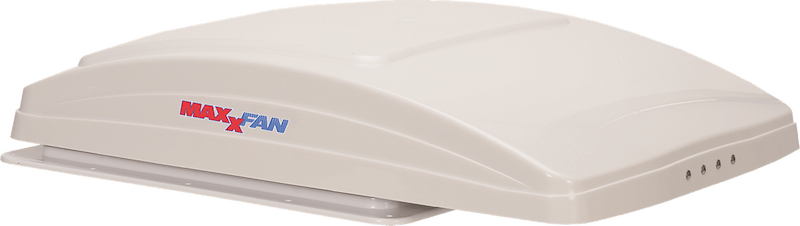 MaxxFan Deluxe Manual RV Roof Vent with 3-Speed Fan & Built-In Rain Cover