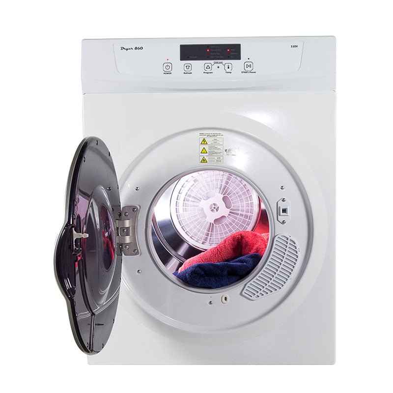 Equator 4.0 Cu. Ft. Vented RV Clothes Dryer – Wall-Mount, White/Silver, 18-860