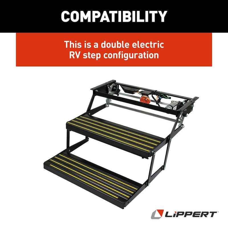 Kwikee Revolution Double Electric RV Step – Part # 3725791