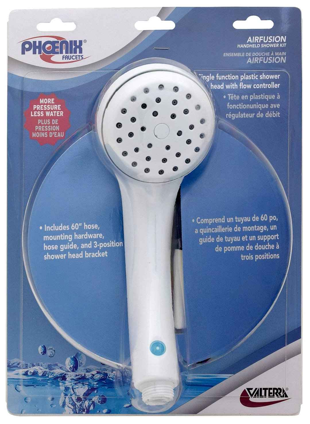 Phoenix Products PF276050 Handheld Shower Head - White