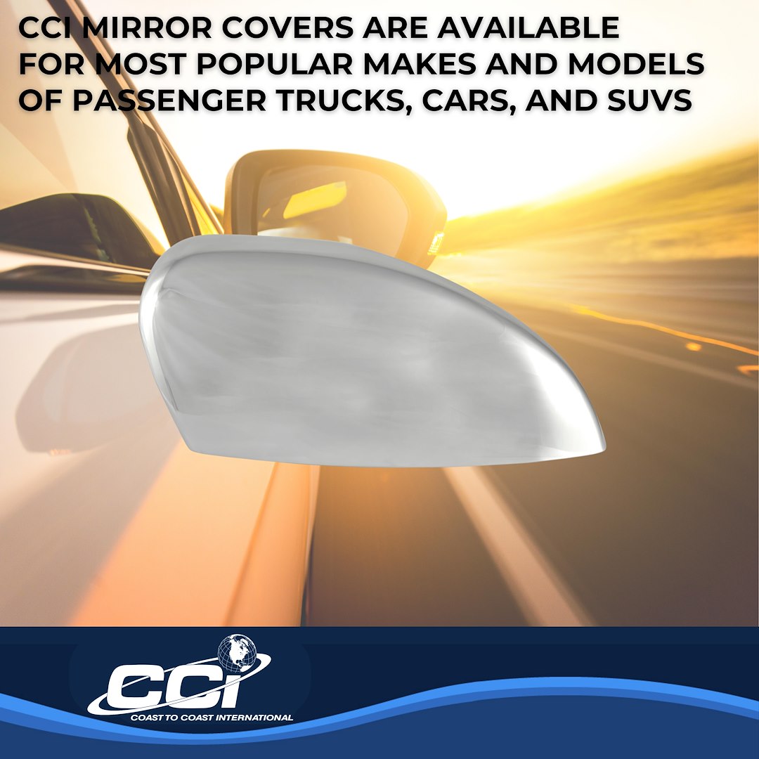 Coast To Coast MC67491 Escape Chrome Mirror Top Covers - image 5