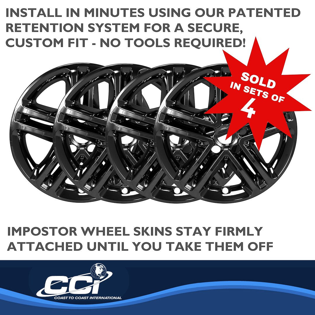 Coast To Coast IMP460BLK Black Santa Fe Impostor Wheel Skins - image 4