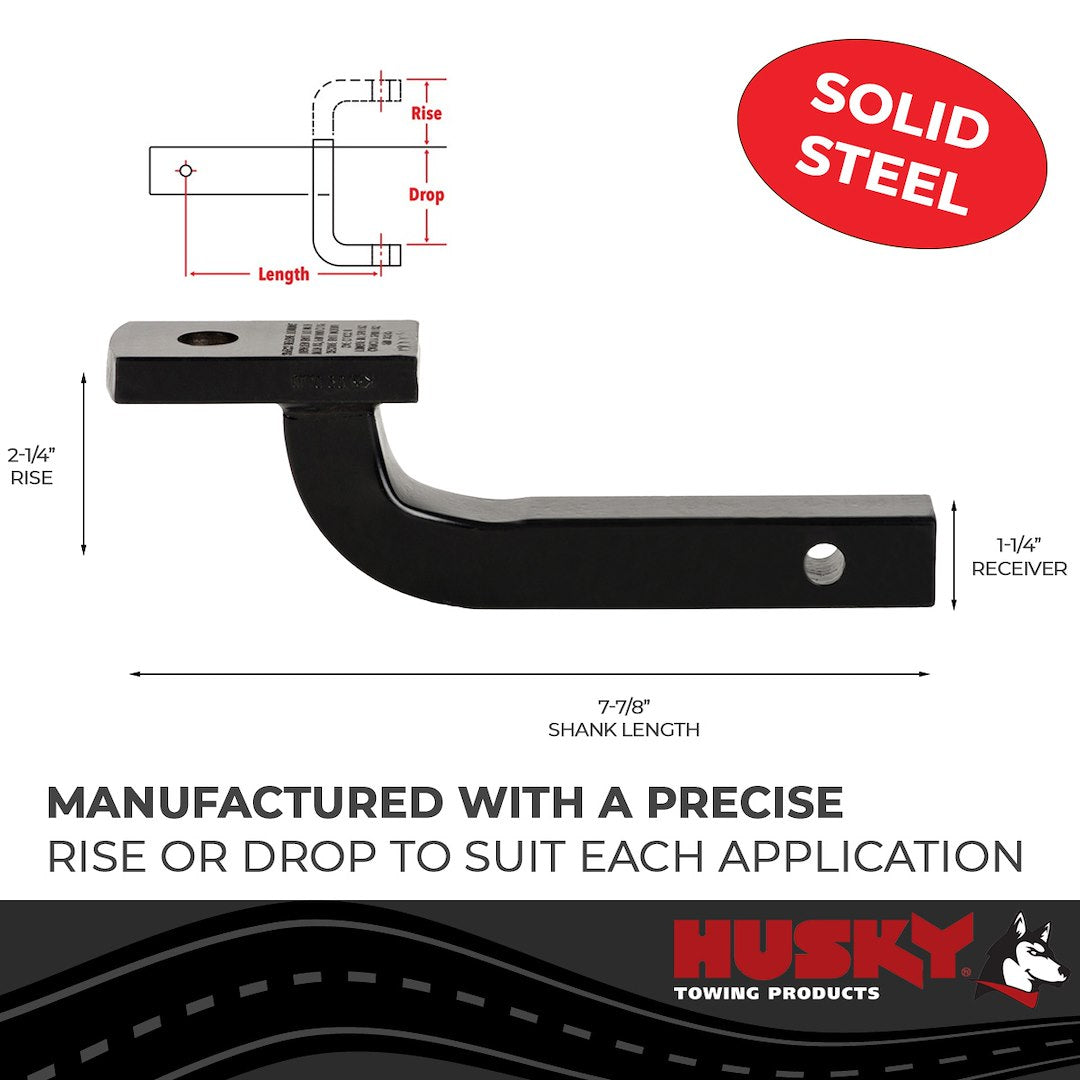 Husky Towing Without Hitch Ball Trailer Hitch Ball Mount (31342)
