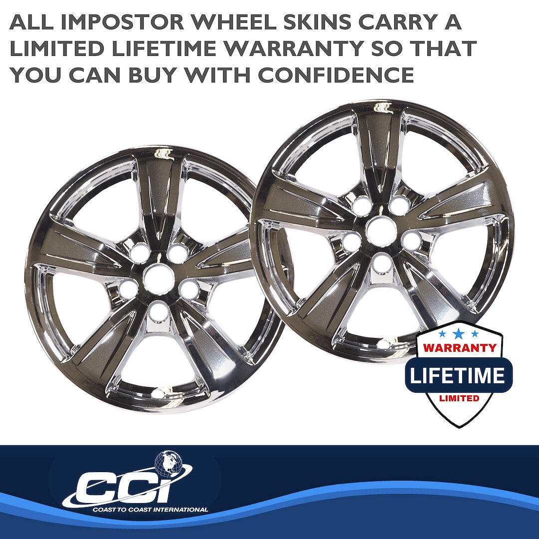 Coast To Coast IMP474X Mustang Chrome 17-Inch Wheel Skin - image 3
