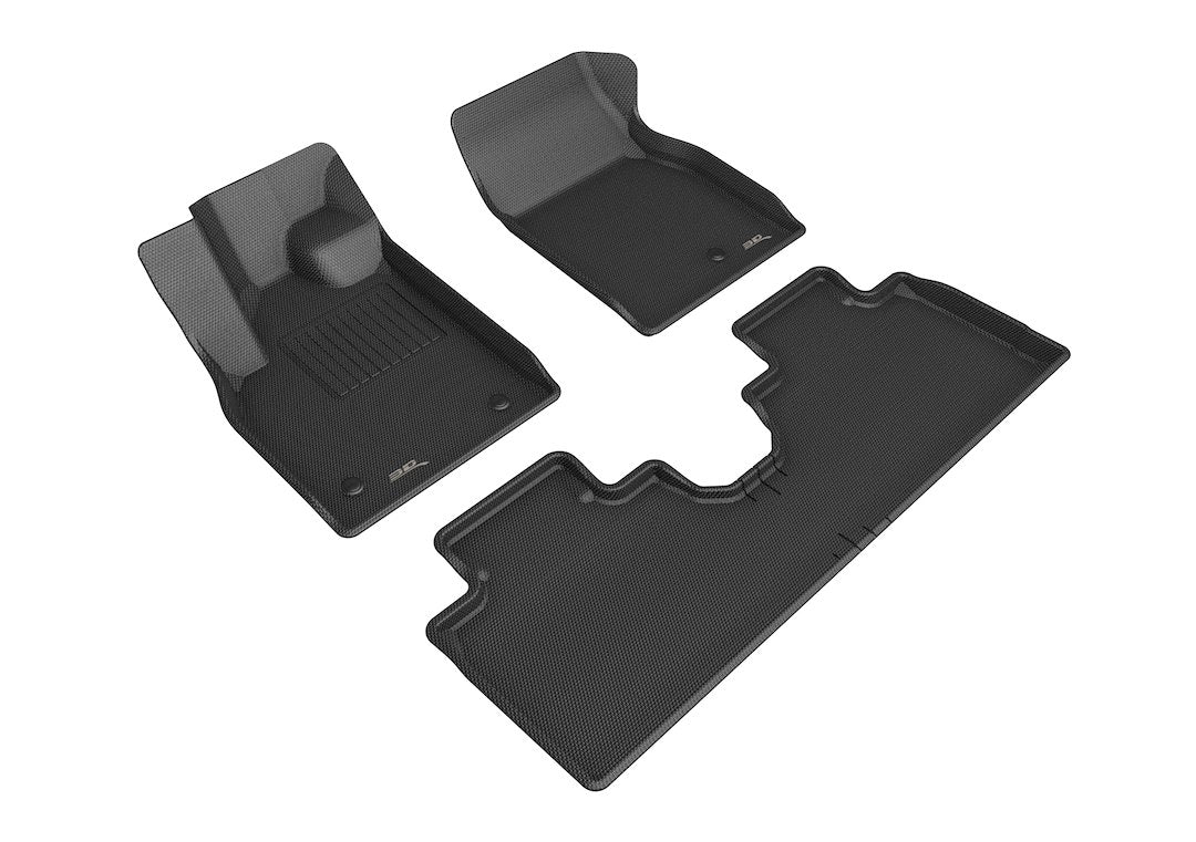3D Mats KAGU Floor Liner Thermoplastic Rubber Of Carbon Fiber Texture L1FR13801509 - image 1