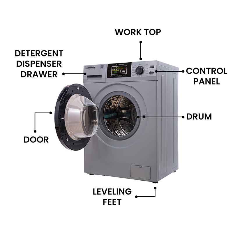 Pinnacle Super Washer 22-826 L S – 1.6 Cu Ft RV Front Load