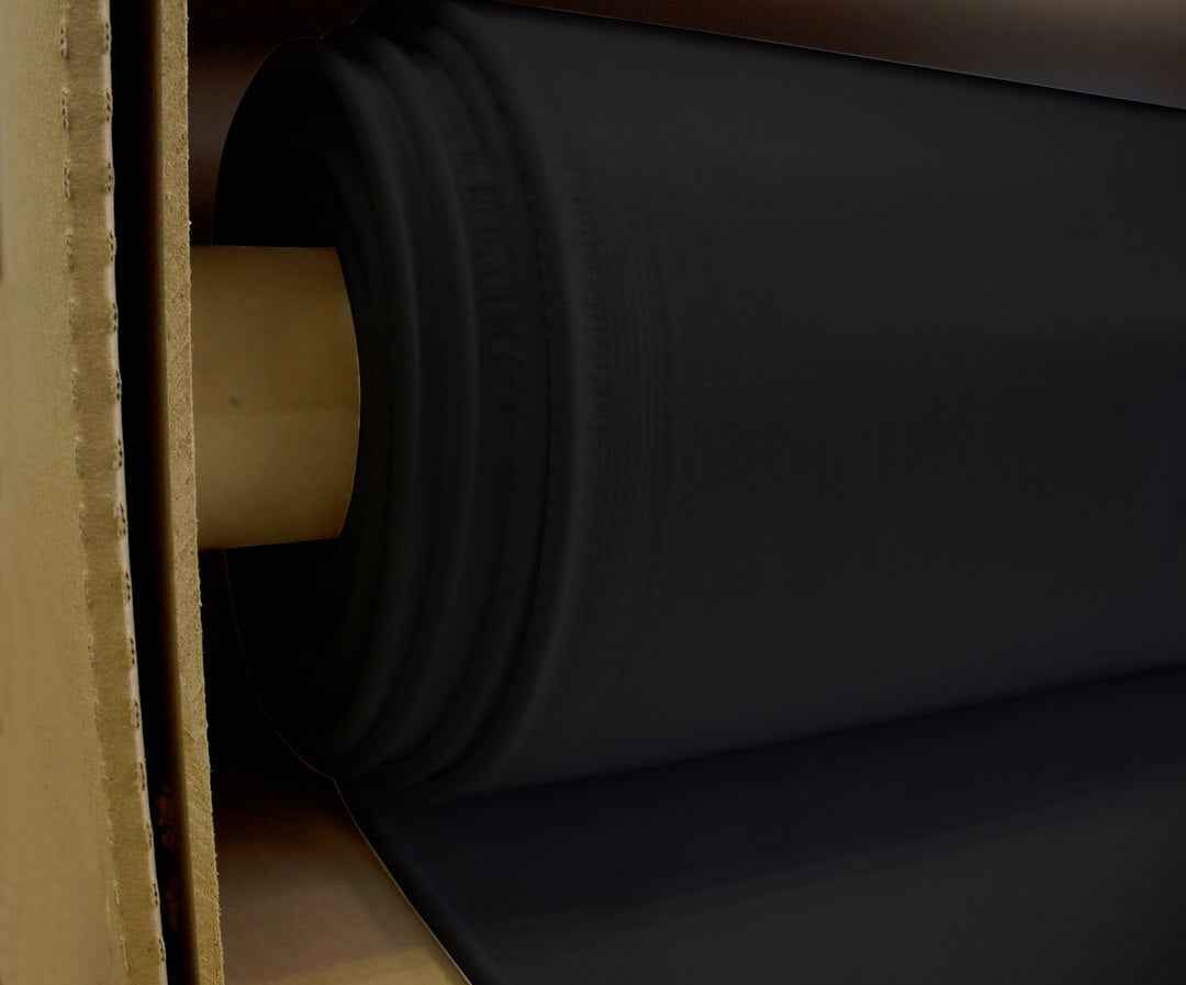 Velarium VSTF60000 Slide Topper Fabric - 50 ft, Black