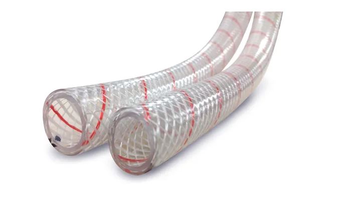Sierra Marine 16-162-0120s Red-Tracer Clear PVC Water Hose