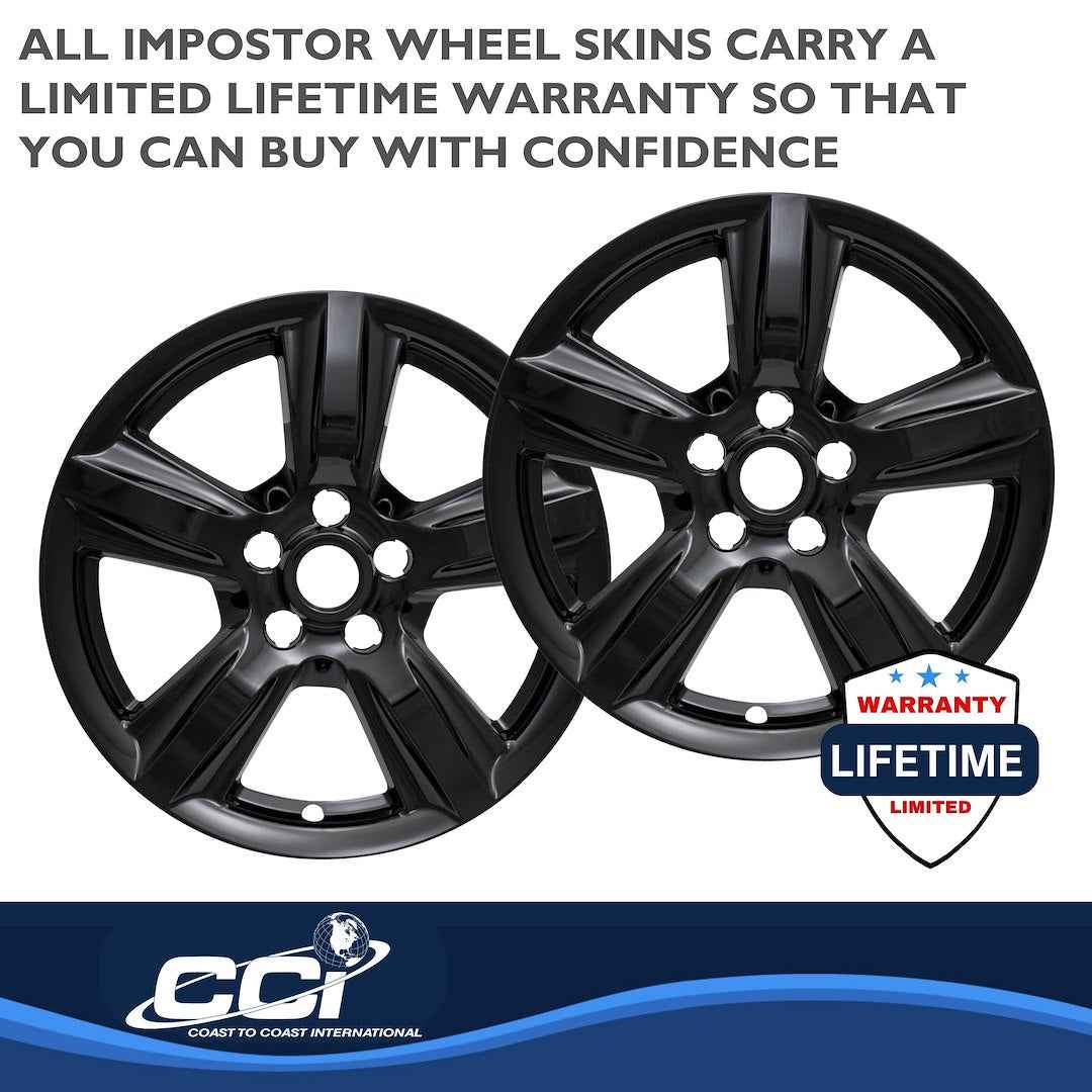 Coast To Coast IMP408BLK Black Mustang Impostor Wheel Skins