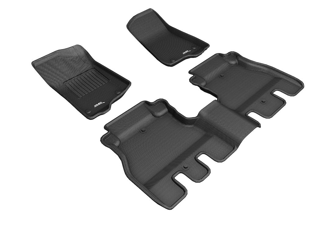 3D Mats KAGU Floor Liner Thermoplastic Rubber Of Carbon Fiber Texture L1JP01901509 - image 1