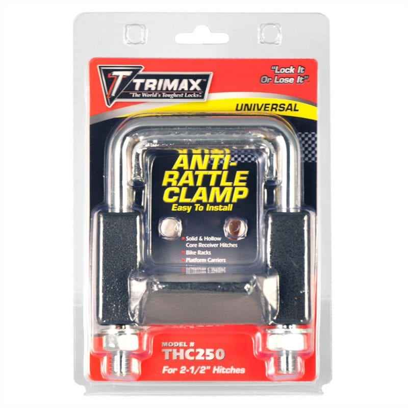 Trimax Locks THC250 2-1/2 in Receiver Hitch Anti-Rattle Clamp
