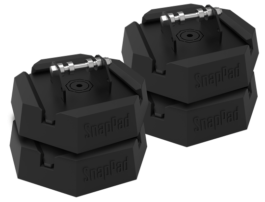 SnapPad QDU4 SnapJack QD Stabilizer Adapter Kit - 4 Pieces