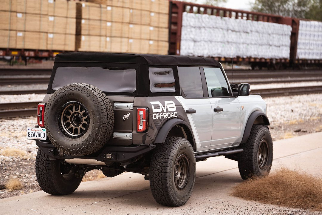 DV8 Offroad SRBR-02 OE Plus Bronco Round Step Bars