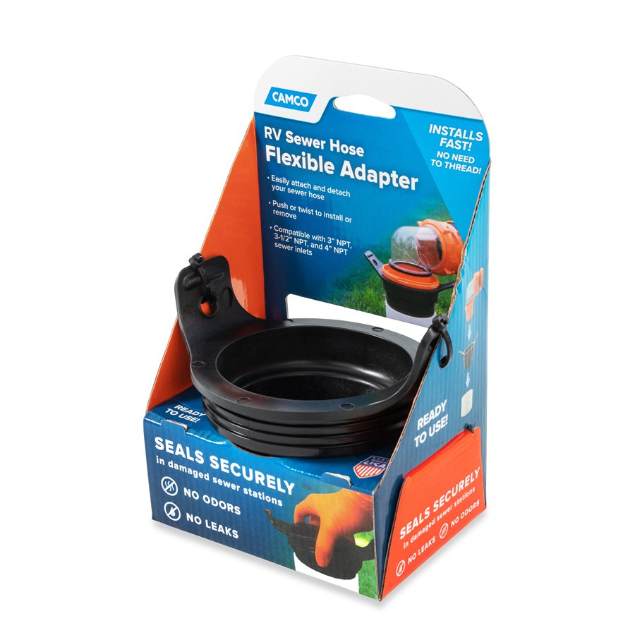 Camco Sewer Hose Seal (39318) – Diameter (In): 4 Inch X 3 Inch