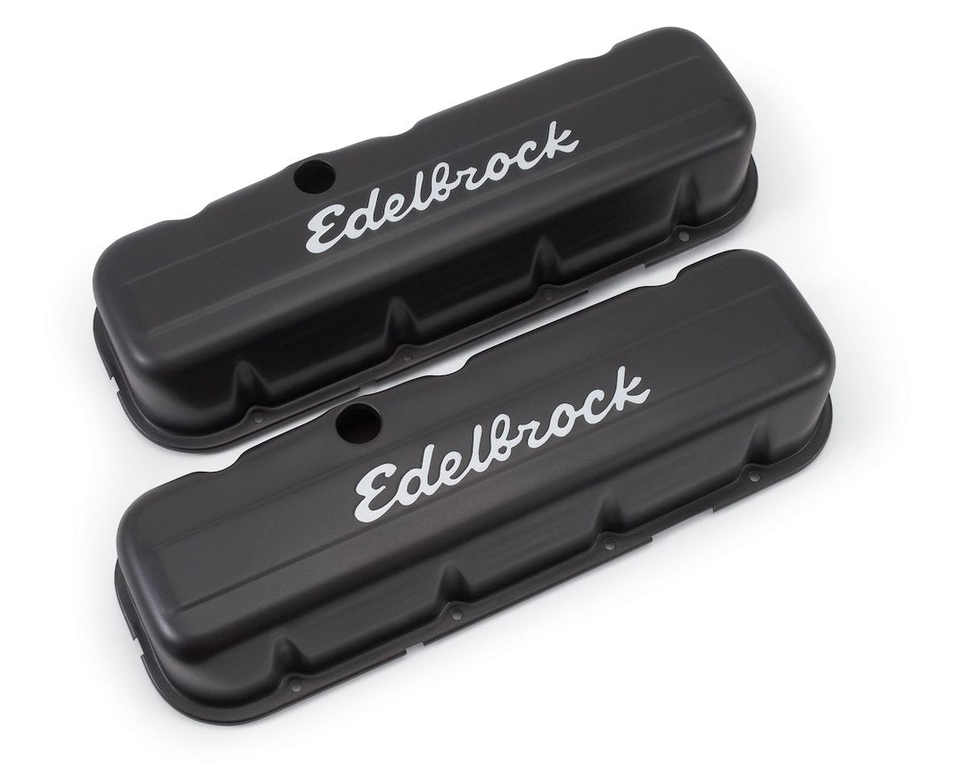Edelbrock 4683 Tall Black Big-Block Chevrolet Valve Cover