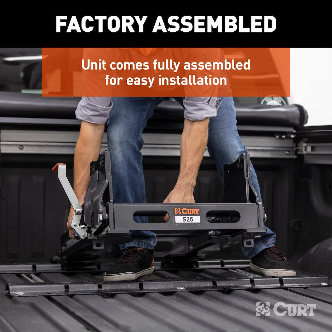 Curt 16574 Fifth Wheel Trailer Hitch Slider - image 5