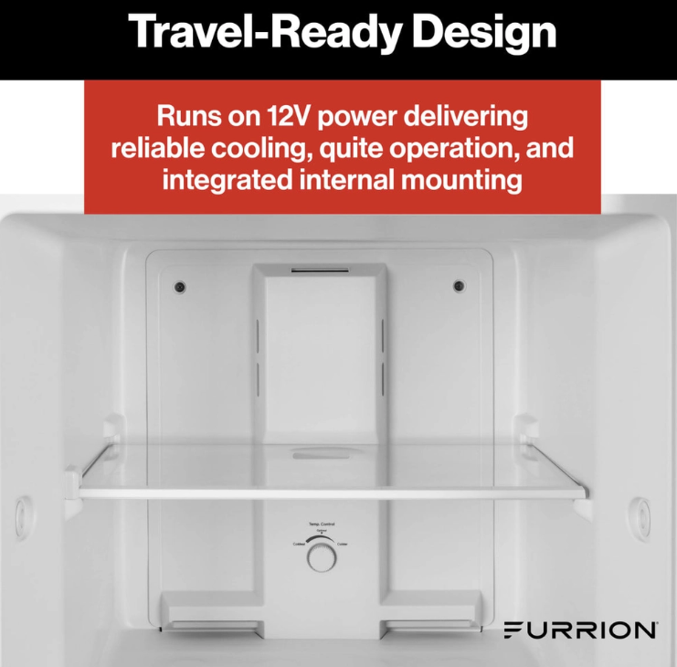 Furrion 2024120714 12V DC RV Fridge– 10.6 Cu. Ft. Dual Door