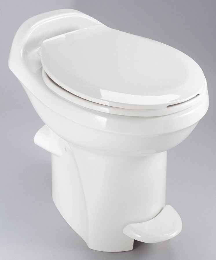 Thetford Aqua-Magic Style Plus High Profile RV Toilet – Pedal Flush, White 34429