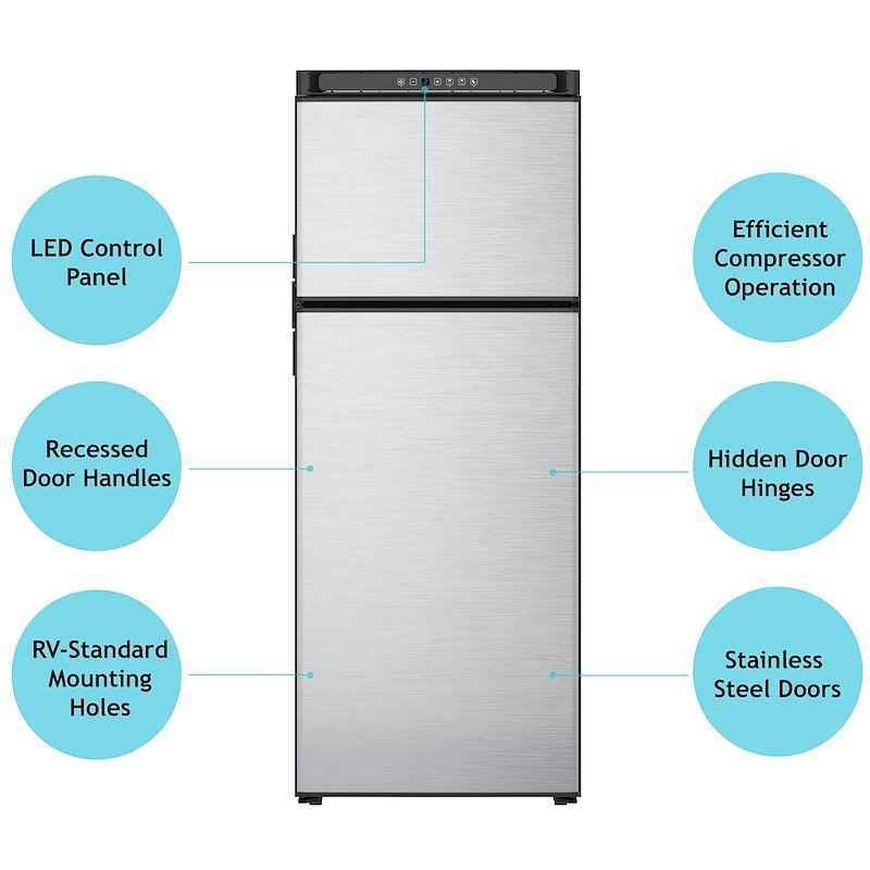 Norcold DC 12V Polar Value NV10DCBKR Refrigerator – 10 Cu. Ft.